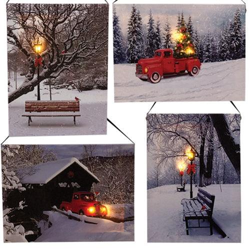 Lit Canvas Print 8 18 Asstd - The Fox Decor