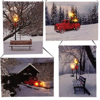 Lit Canvas Print 8 18 Asstd - The Fox Decor