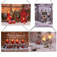 Lit Canvas Print 8 18 Asstd - The Fox Decor