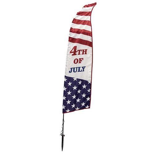 Polyester Americana Banner 60 3 Asstd - The Fox Decor