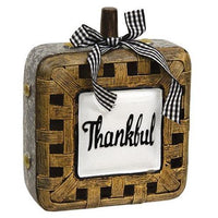 Resin Woven Harvest Basket Sitter 3 Asstd - The Fox Decor