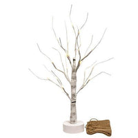 Pre-Lit Birch Tree w 24 Lights 24H - The Fox Decor