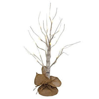 Pre-Lit Birch Tree w 24 Lights 24H - The Fox Decor