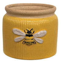 Ceramic Bee Crock 2 Asstd - The Fox Decor