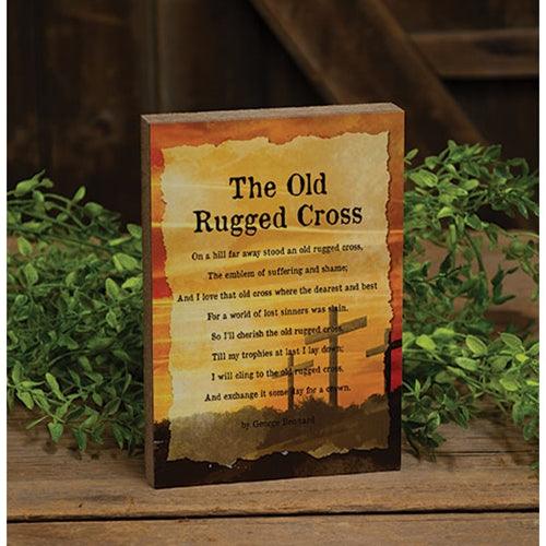 The Old Rugged Cross Block - The Fox Decor