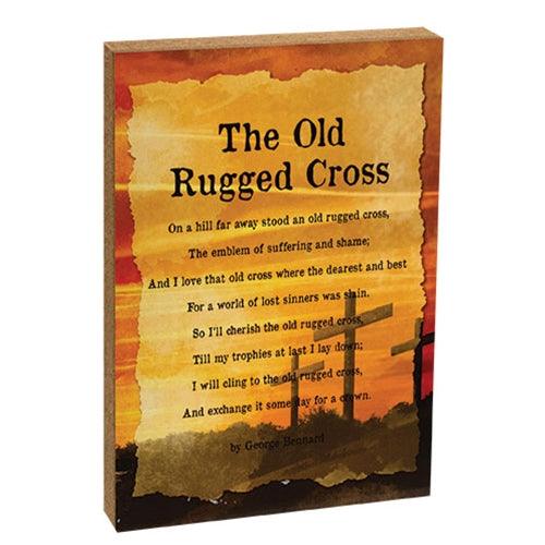 The Old Rugged Cross Block - The Fox Decor