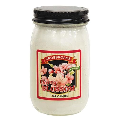 Cherry Blossom 12oz Pint Jar Candle - The Fox Decor