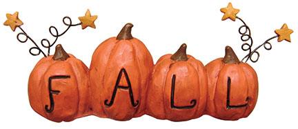 Resin Fall Pumpkins - The Fox Decor