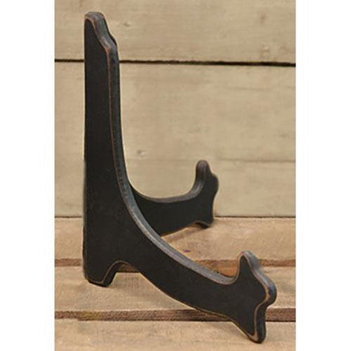Long Oval Plate Stand - Black - The Fox Decor