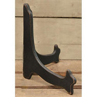 Long Oval Plate Stand - Black - The Fox Decor