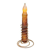 Rusty Spiral Taper Stand - The Fox Decor