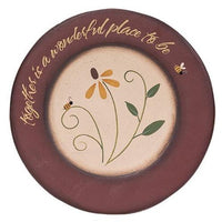 Wonderful Place Plate 3 Asstd - The Fox Decor