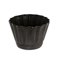 Fluted Tin Candle Holder - The Fox Decor