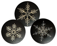 Snowflake Plate 3 Asstd - The Fox Decor