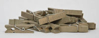 24 Set Mini Wood Clothespins - The Fox Decor