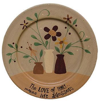 Love of Family Plate - The Fox Decor