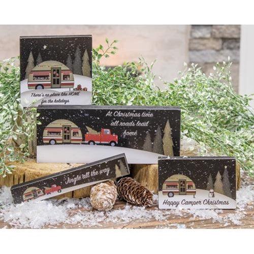 No Place Like Home Camper Block - The Fox Decor