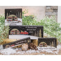 No Place Like Home Camper Block - The Fox Decor
