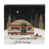 No Place Like Home Camper Block - The Fox Decor