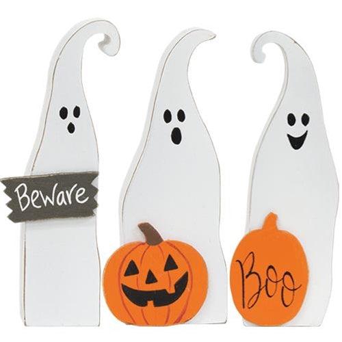3 Set Chunky Friendly Ghosts - The Fox Decor
