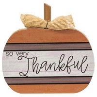 Autumn Blessings Chunky Pumpkin 3 Asstd - The Fox Decor