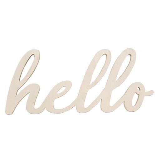 White Hello Hanger - The Fox Decor