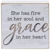 Fire & Grace Block 3 Asstd - The Fox Decor