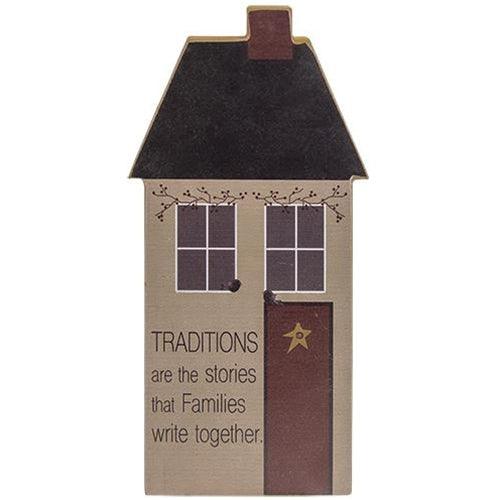 Family Traditions Chunky House 4 Asstd - The Fox Decor