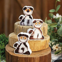 Chunky Fluffy Puppy 3 Asstd - The Fox Decor
