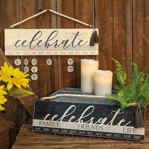 Family Friends Life Birthday Calendar 2 Asstd - The Fox Decor