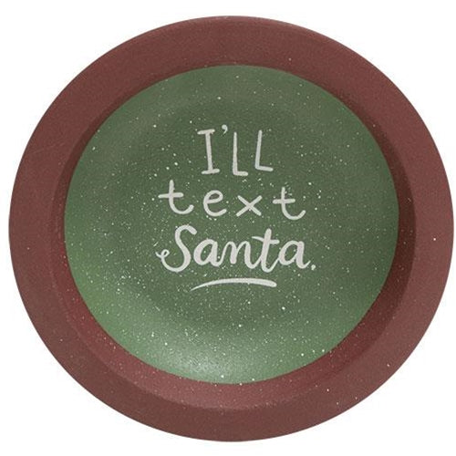 I'll Text Santa Dish Cup 2 Asstd