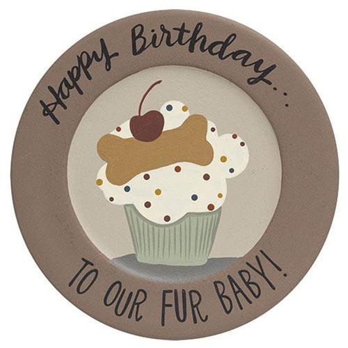 Happy Birthday to Our Fur Baby Plate - The Fox Decor