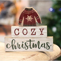 3 Set Cozy Christmas Sweater Stackers - The Fox Decor