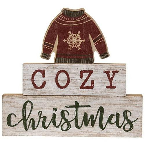 3 Set Cozy Christmas Sweater Stackers - The Fox Decor
