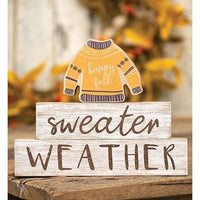 3 Set Sweater Weather Stackers - The Fox Decor