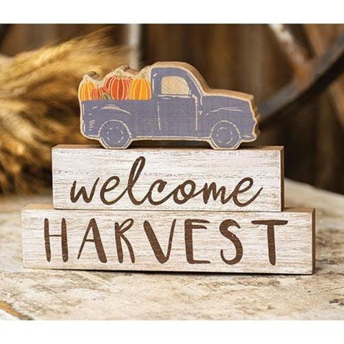 3 Set Welcome Harvest Truck Stackers - The Fox Decor