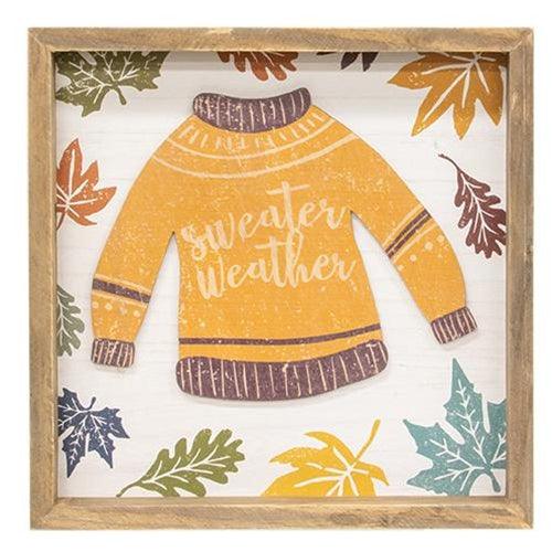 Sweater Weather Distressed Frame - The Fox Decor
