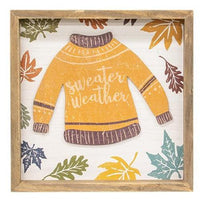 Sweater Weather Distressed Frame - The Fox Decor