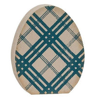 3 Set Chunky Blue Patterned Egg Sitters - The Fox Decor