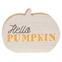 Hello Pumpkin Chunky Sitter 3 Asstd - The Fox Decor
