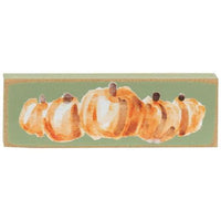 3 Set Autumn Blessings Pumpkin Stacked Blocks - The Fox Decor