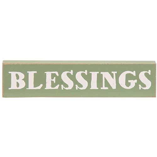 3 Set Autumn Blessings Pumpkin Stacked Blocks - The Fox Decor