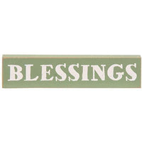 3 Set Autumn Blessings Pumpkin Stacked Blocks - The Fox Decor