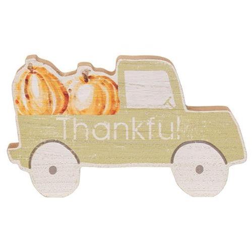 Thankful Pumpkin Truck Chunky Sitter - The Fox Decor