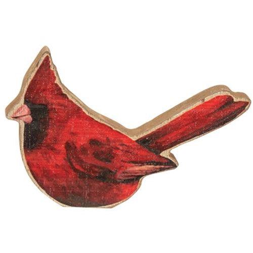 3 Set Merry Christmas Cardinal Block Stackers - The Fox Decor