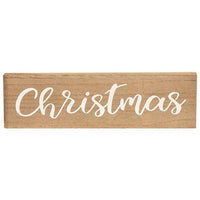 3 Set Merry Christmas Cardinal Block Stackers - The Fox Decor