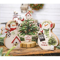 Come Home For Christmas Chunky Tree Sitter - The Fox Decor