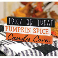 Candy Corn Mini Stick 3 Asstd - The Fox Decor