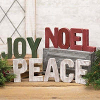 3 Set Joy Cutout Letters - The Fox Decor
