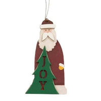 Joy Santa Ornament - The Fox Decor